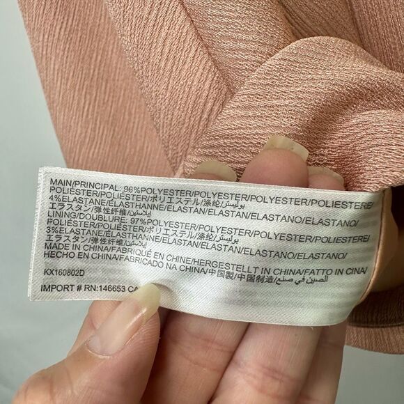 Keepsake the Label Pink Serenity Two Tiered Ruffle Dress Size L - Picture 10 of 12